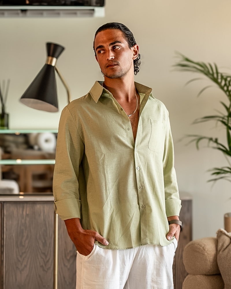 LIAM™ | 100% LINEN SHIRT