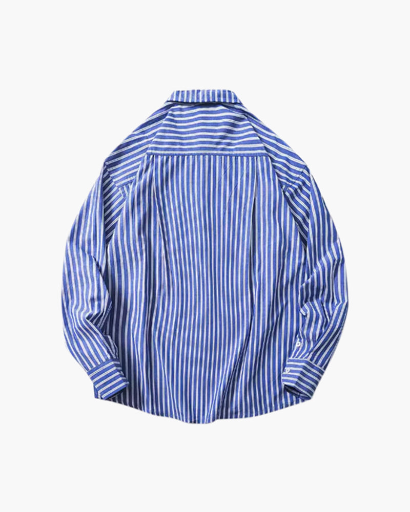 LIAM™ | OVERSIZED STRIPED SHIRT