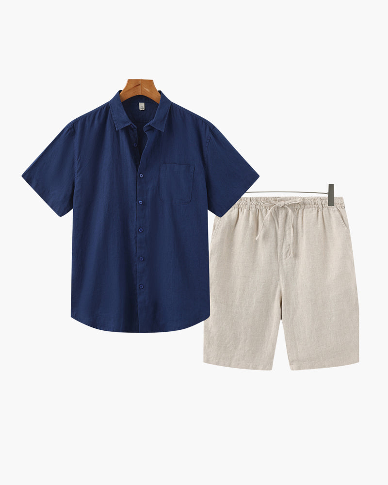 LIAM™ | LINEN COMBO (SHORTS)