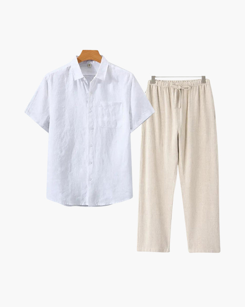 LIAM™ | LINEN COMBO (SHORTSLEEVE)