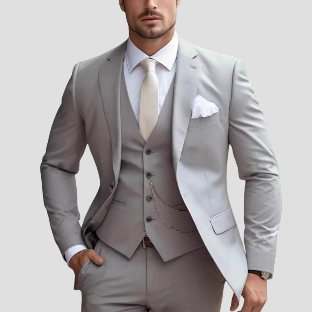 LIAM™ | Men's Waistcoat & Blazer Suit