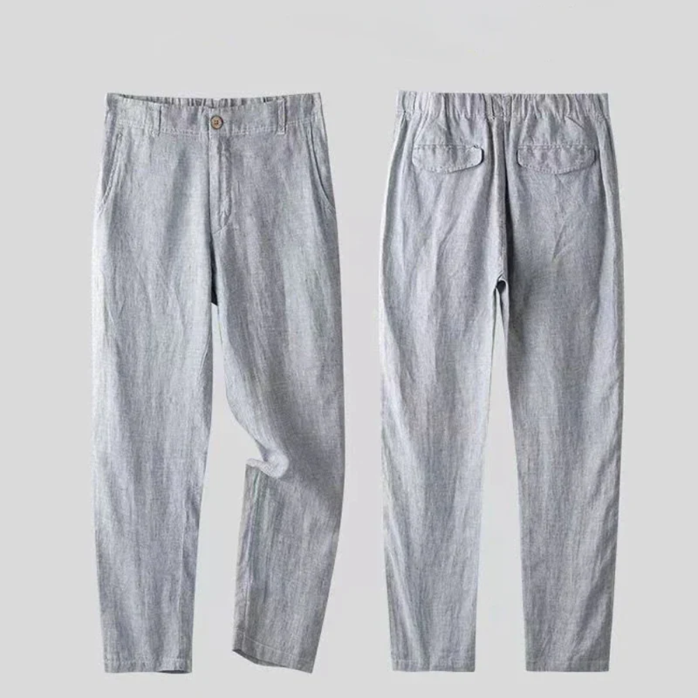 LIAM™ | Men's Pure Linen Coord