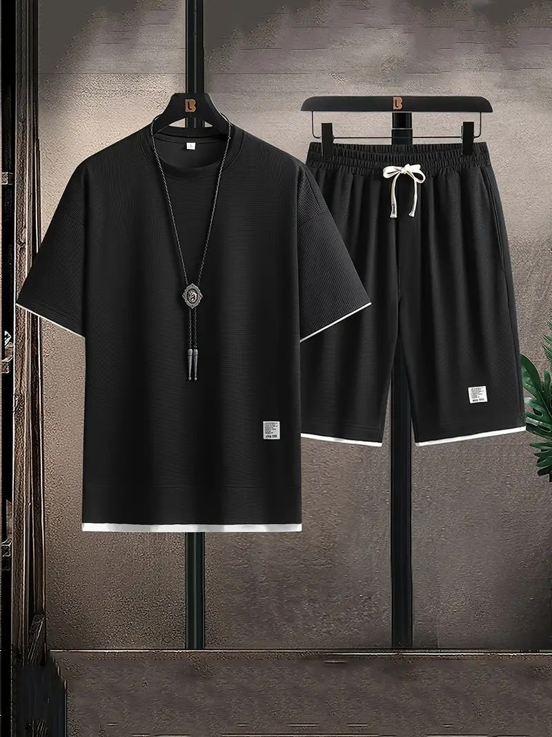 LIAM™ | Men's Tee Shorts Set
