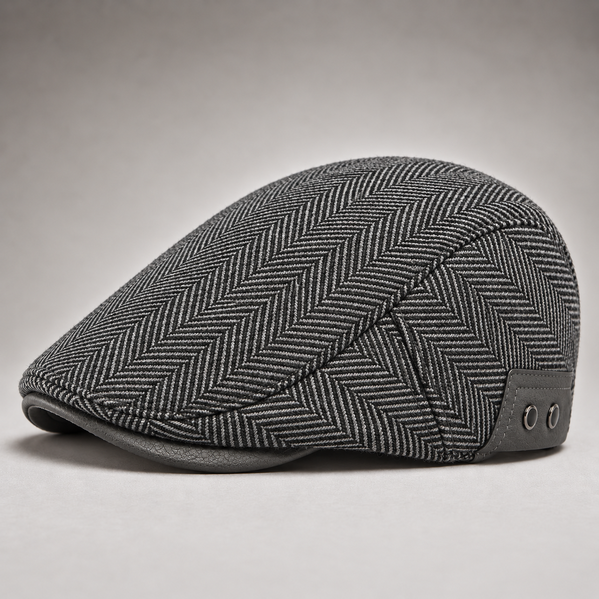 LIAM™ | Thornton Herringbone Driving Cap