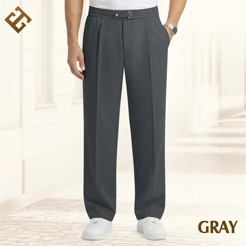 LIAM™ | EaseTailor - Flexible Straight Fit Smart Comfort Pants