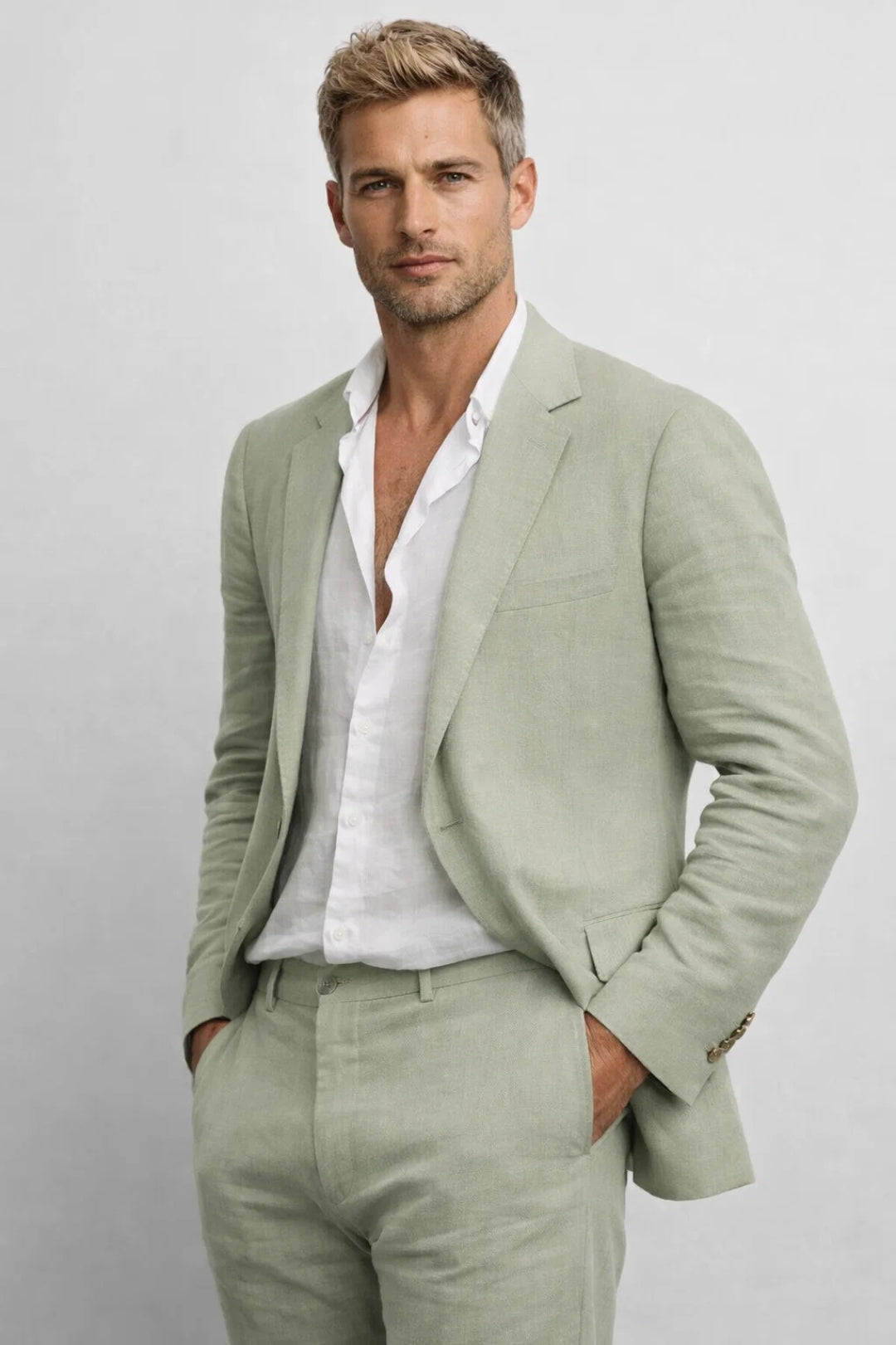 LIAM™ | Men's Straight-Fit Suit Set