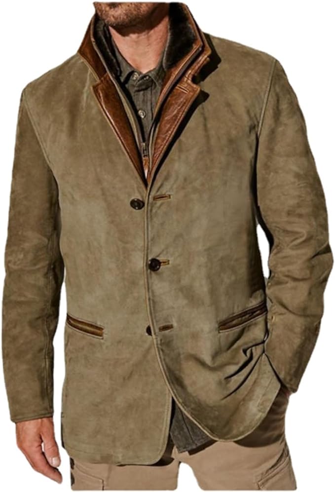 LIAM™ | Men’s Palermo Leather Button-Up Jacket