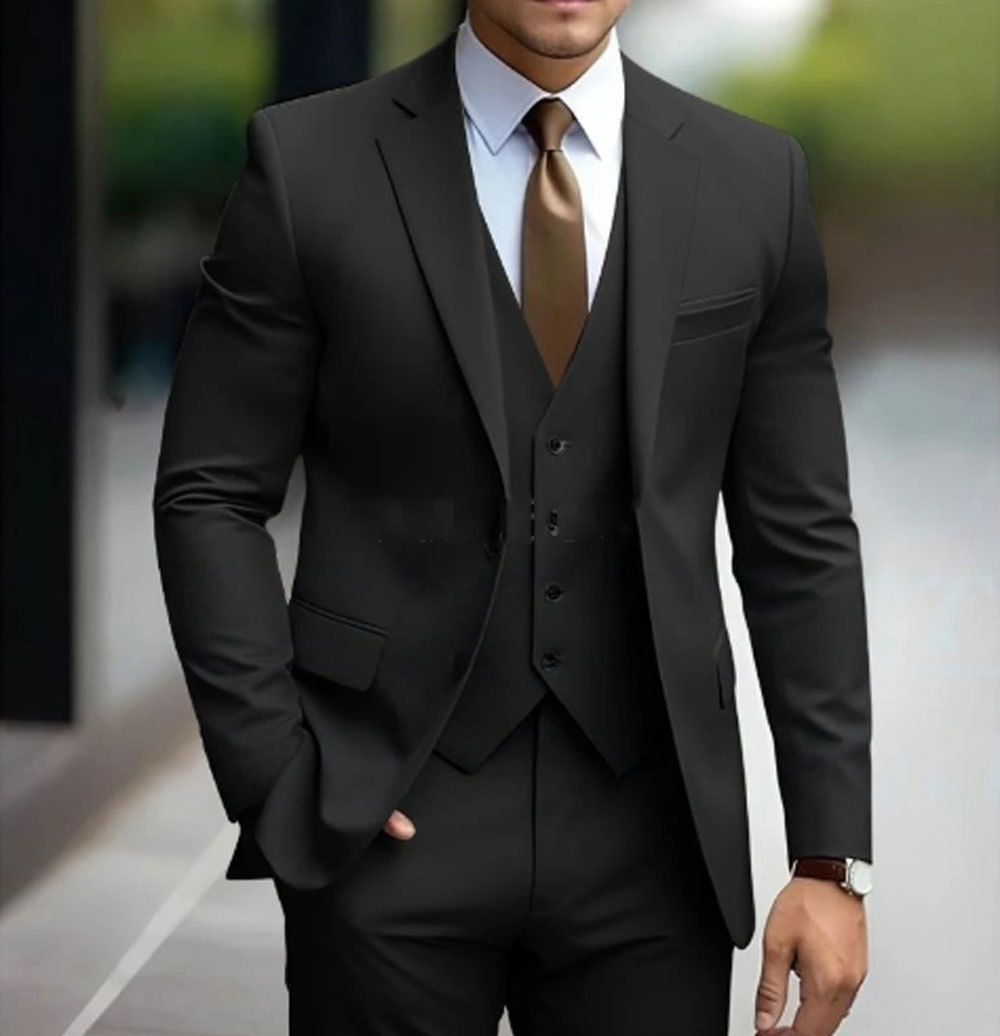 LIAM™ | Men's Waistcoat & Blazer Suit