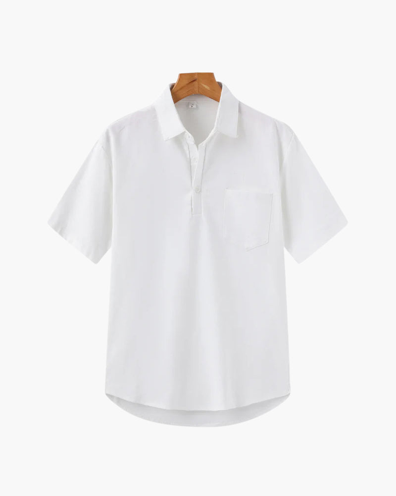 LIAM™ | LINEN POLO