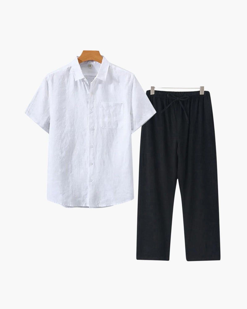 LIAM™ | LINEN COMBO (SHORTSLEEVE)