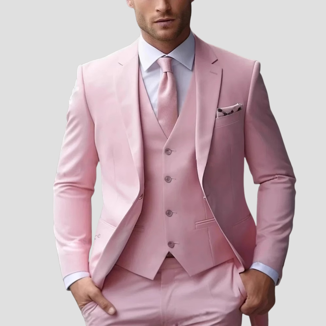 LIAM™ | Men's Waistcoat & Blazer Suit