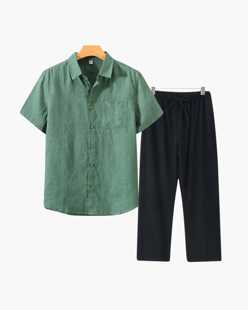 LIAM™ | LINEN COMBO (SHORTSLEEVE)