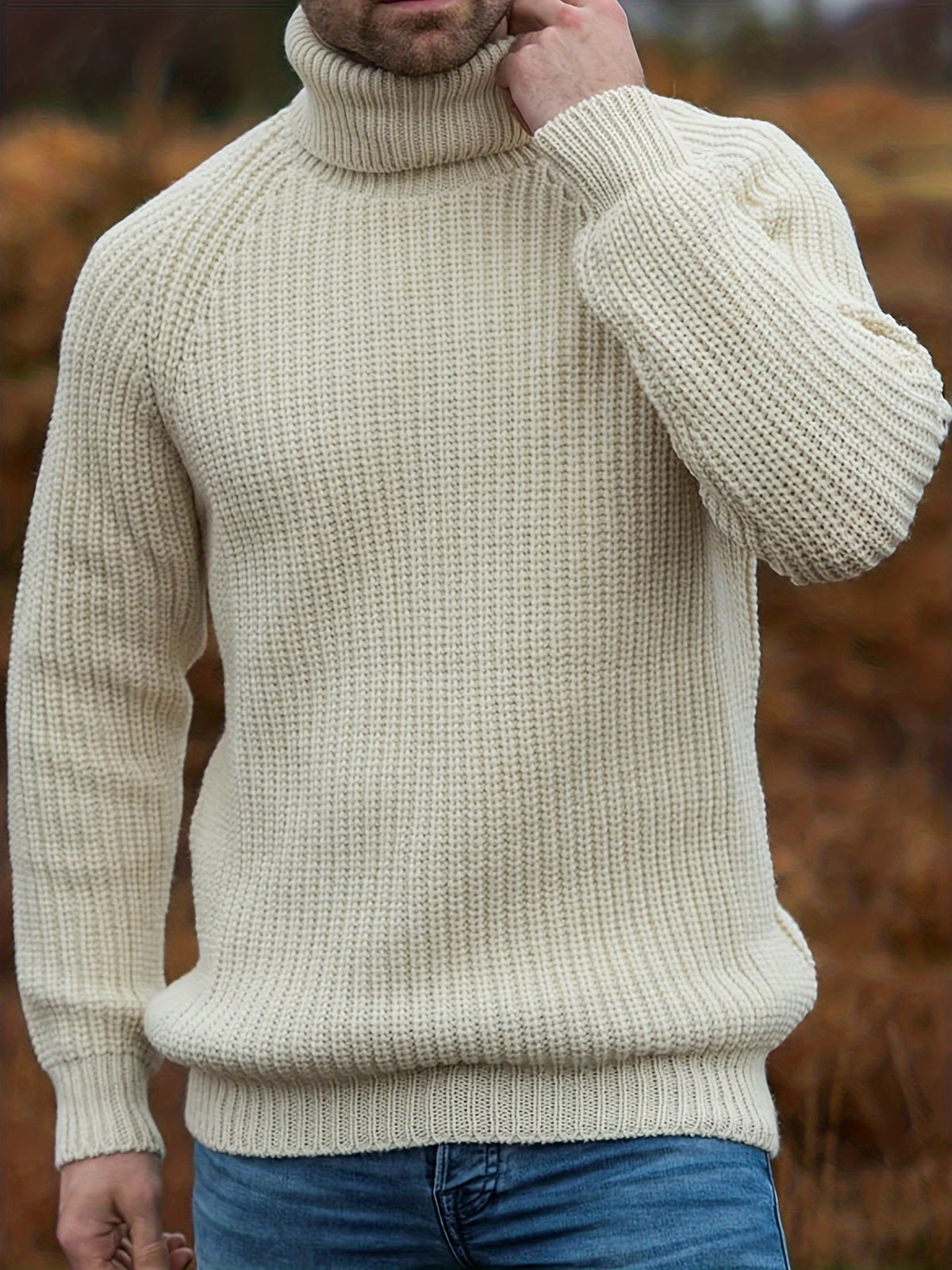 LIAM™ | Alexander Warm Knitted Turtleneck Sweater for Winter