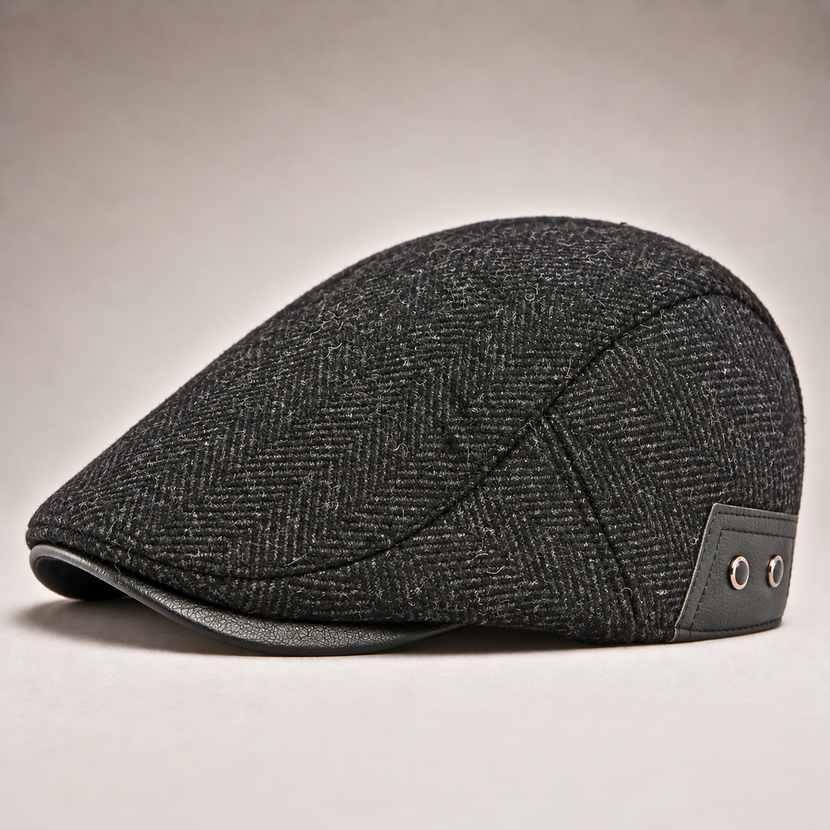 LIAM™ | Thornton Herringbone Driving Cap