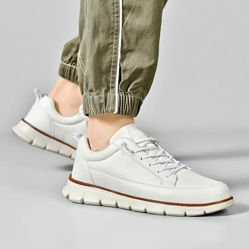 LIAM™ | Men's Cushioned Leather Walking Sneakers