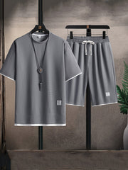 LIAM™ | Men's Tee Shorts Set