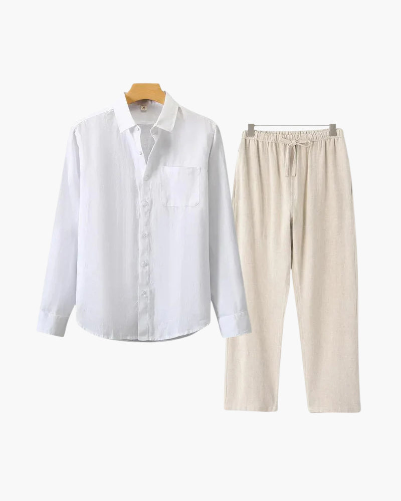 LIAM™ | LINEN COMBO (LONGSLEEVE)