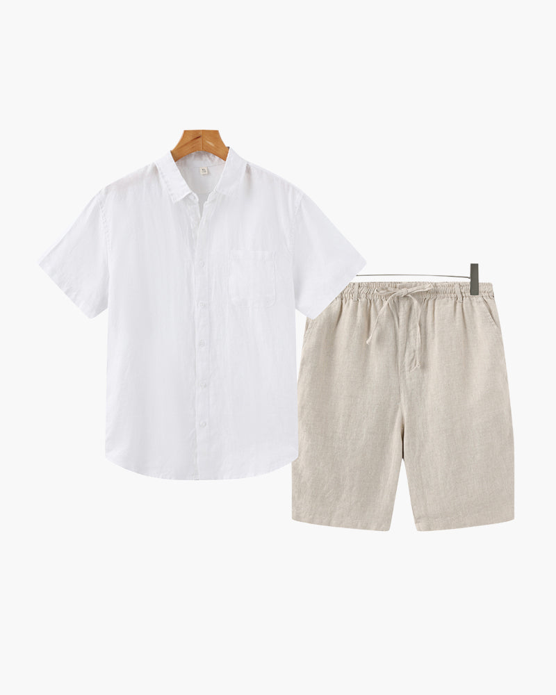 LIAM™ | LINEN COMBO (SHORTS)