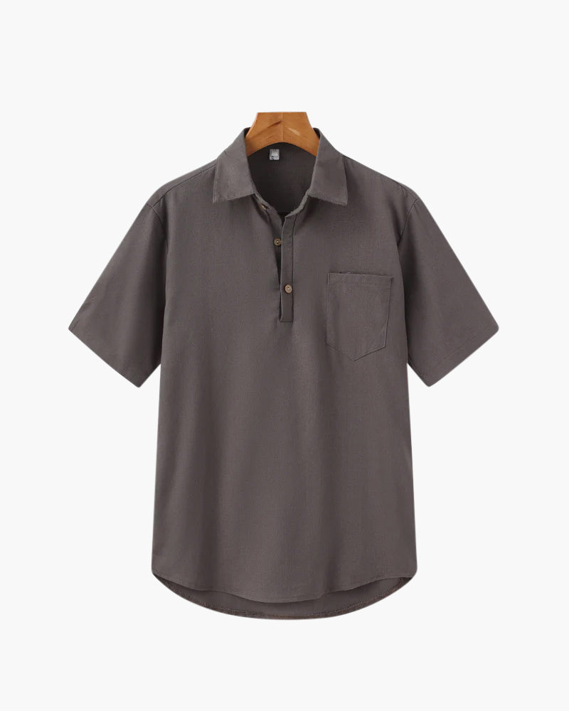LIAM™ | LINEN POLO