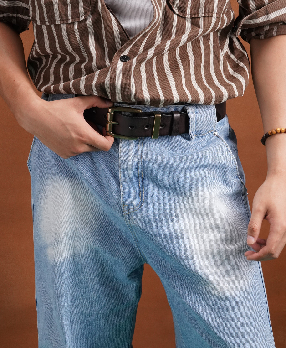 LIAM™ | Vintage Distressed Leather Belt