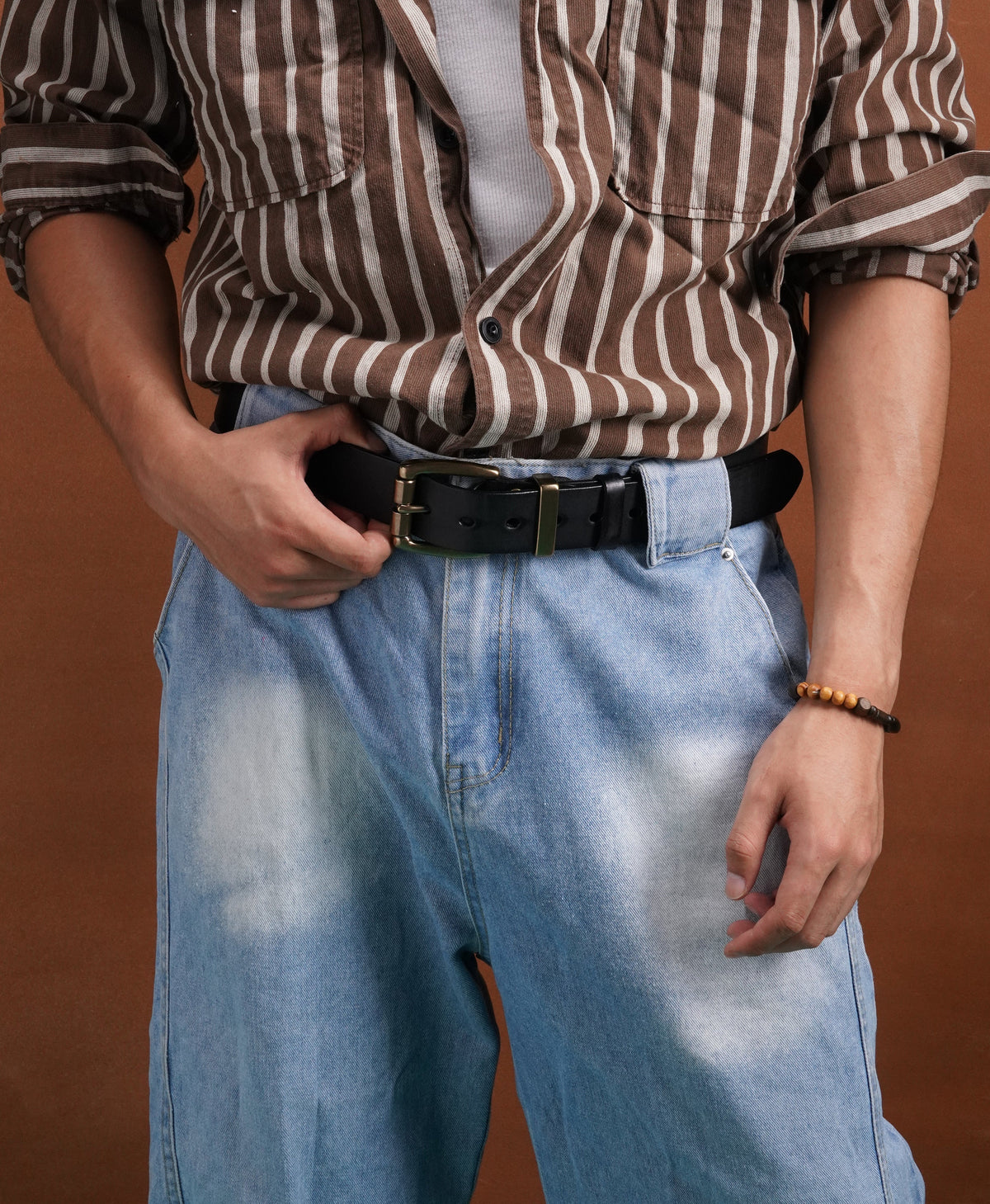 LIAM™ | Vintage Distressed Leather Belt