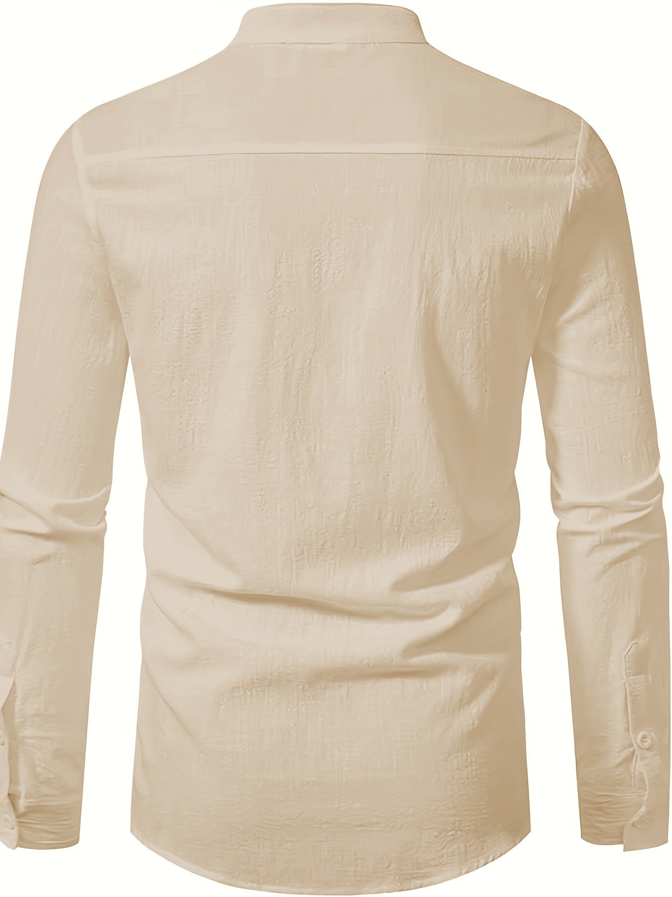LIAM™ | Men's Cotton-Linen Popover Shirt