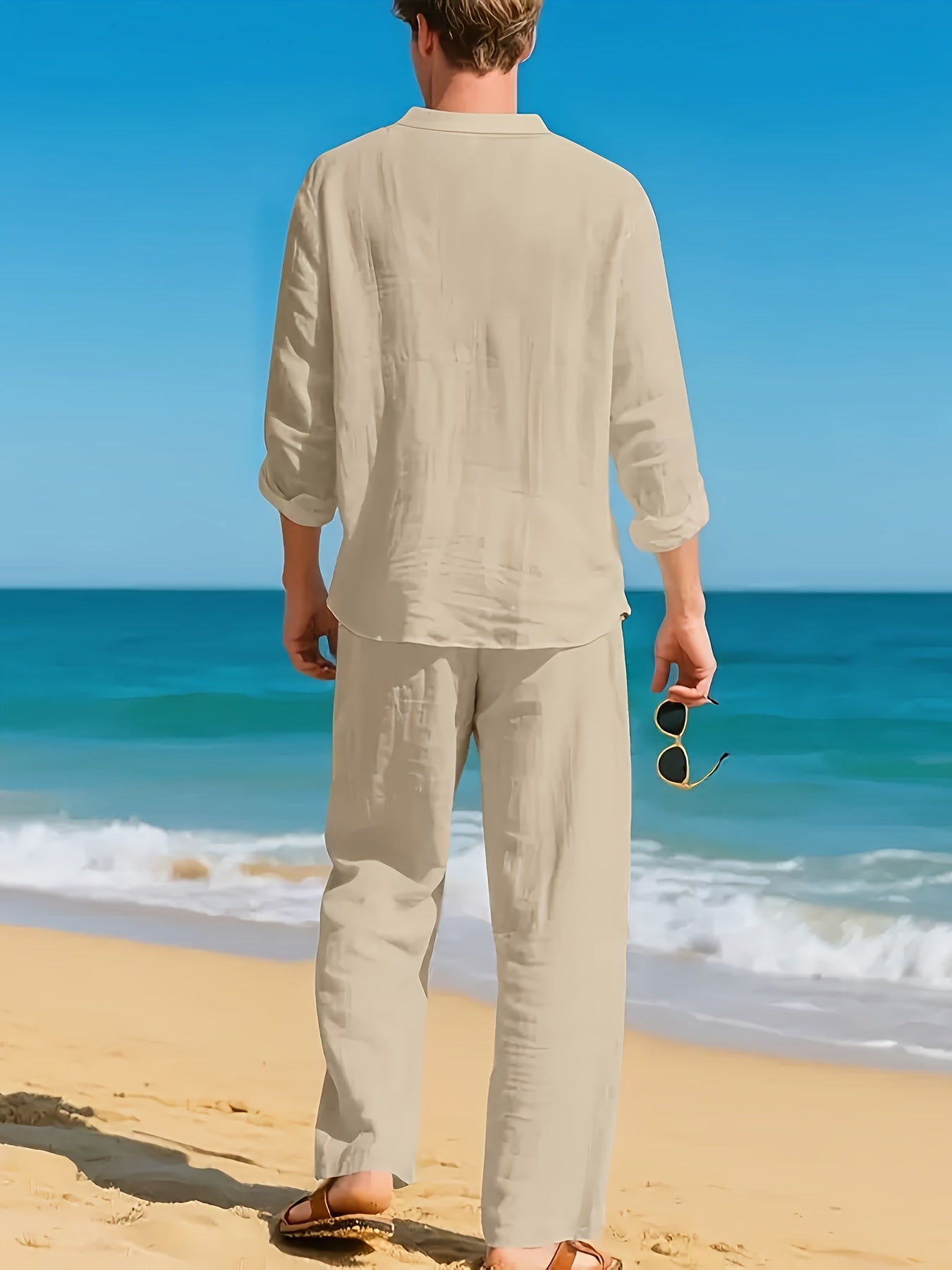 LIAM™ | Men's Coords Woven Linen