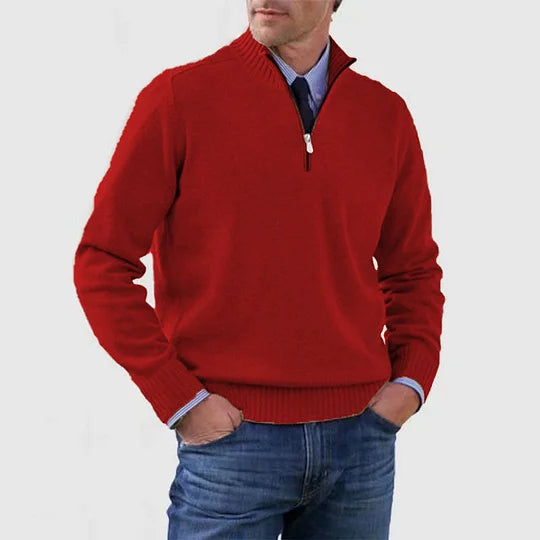 LIAM™ | CASUAL HALF-ZIP SWEATER