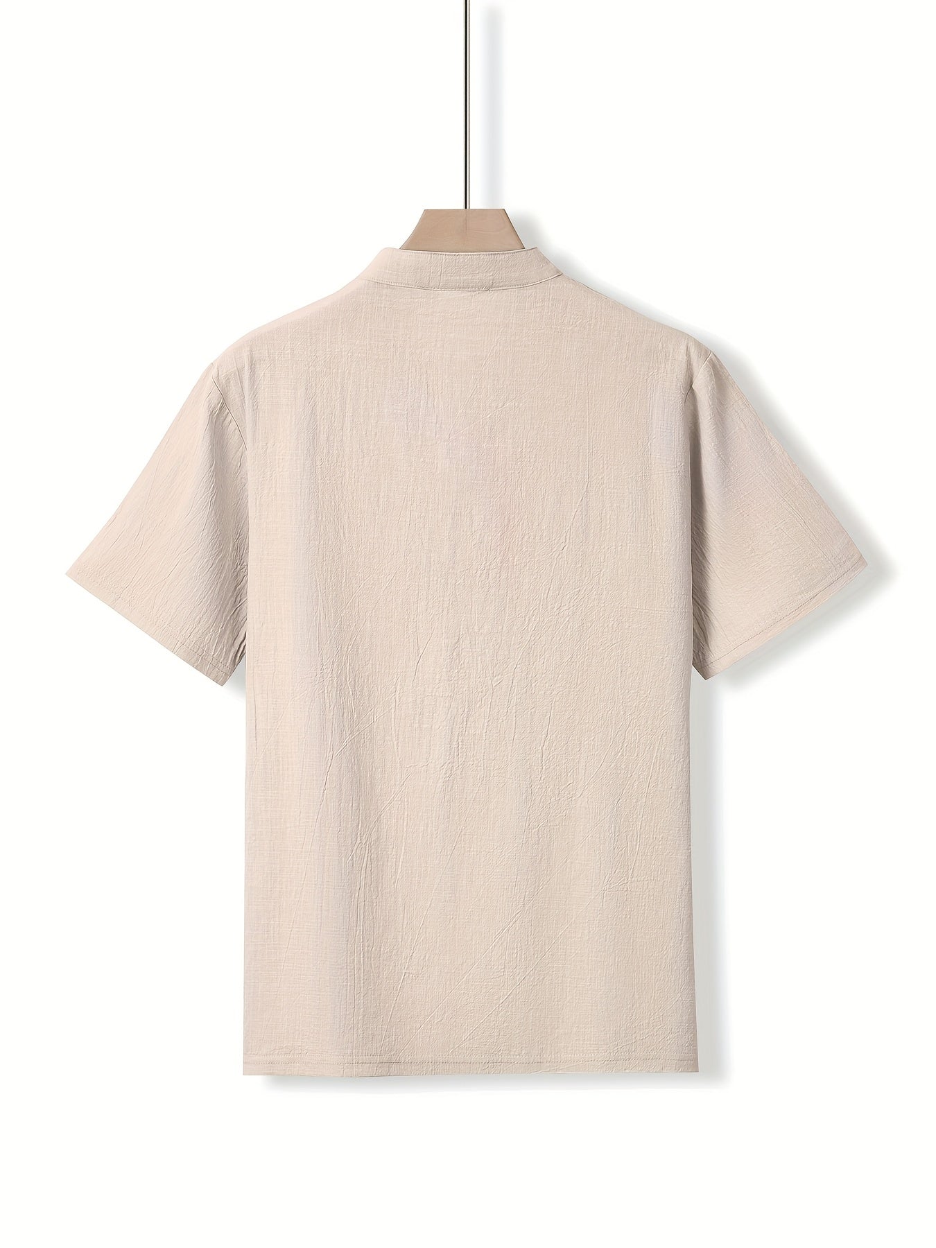 LIAM™ | Men's Linen Henley Shirt