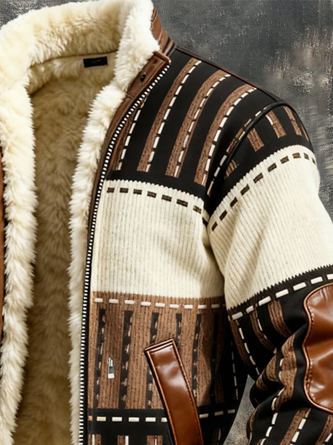 LIAM™ | Retro Fleece-Lined Jacket
