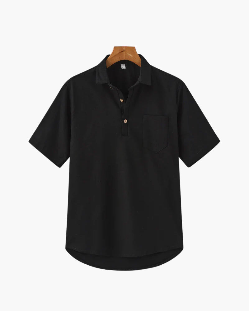 LIAM™ | LINEN POLO