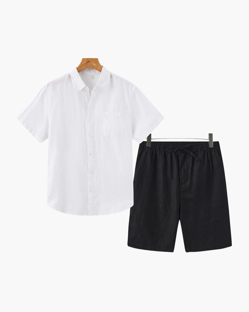 LIAM™ | LINEN COMBO (SHORTS)