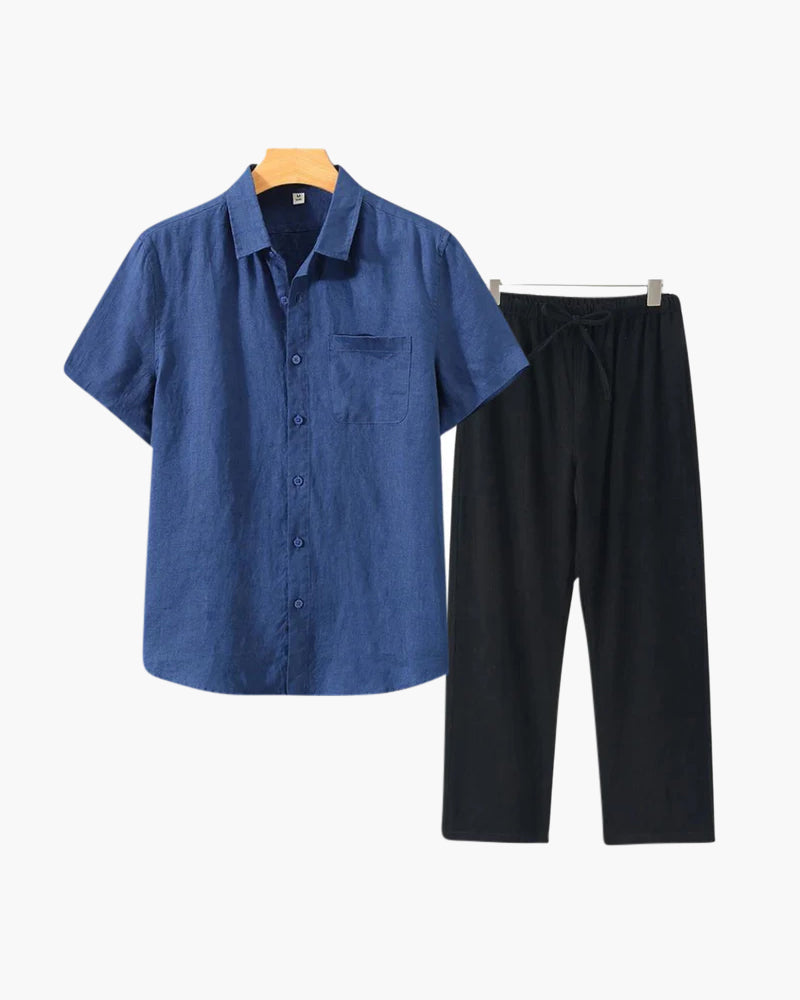LIAM™ | LINEN COMBO (SHORTSLEEVE)
