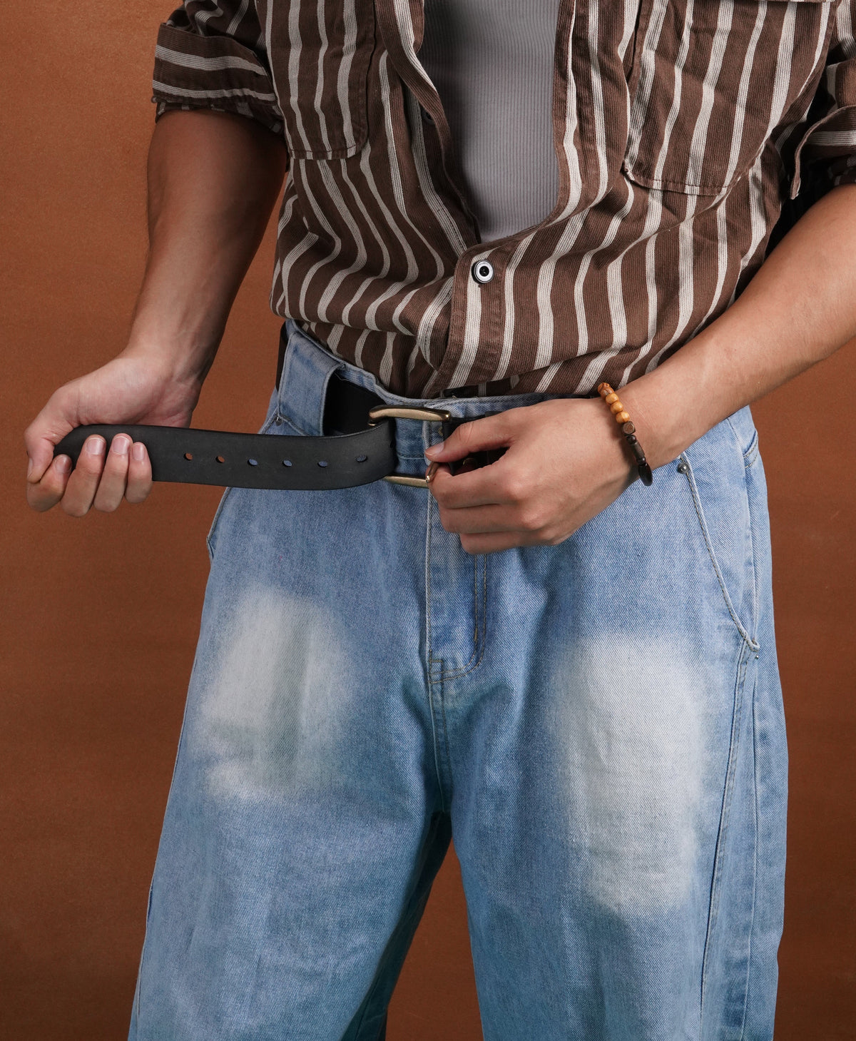 LIAM™ | Vintage Distressed Leather Belt