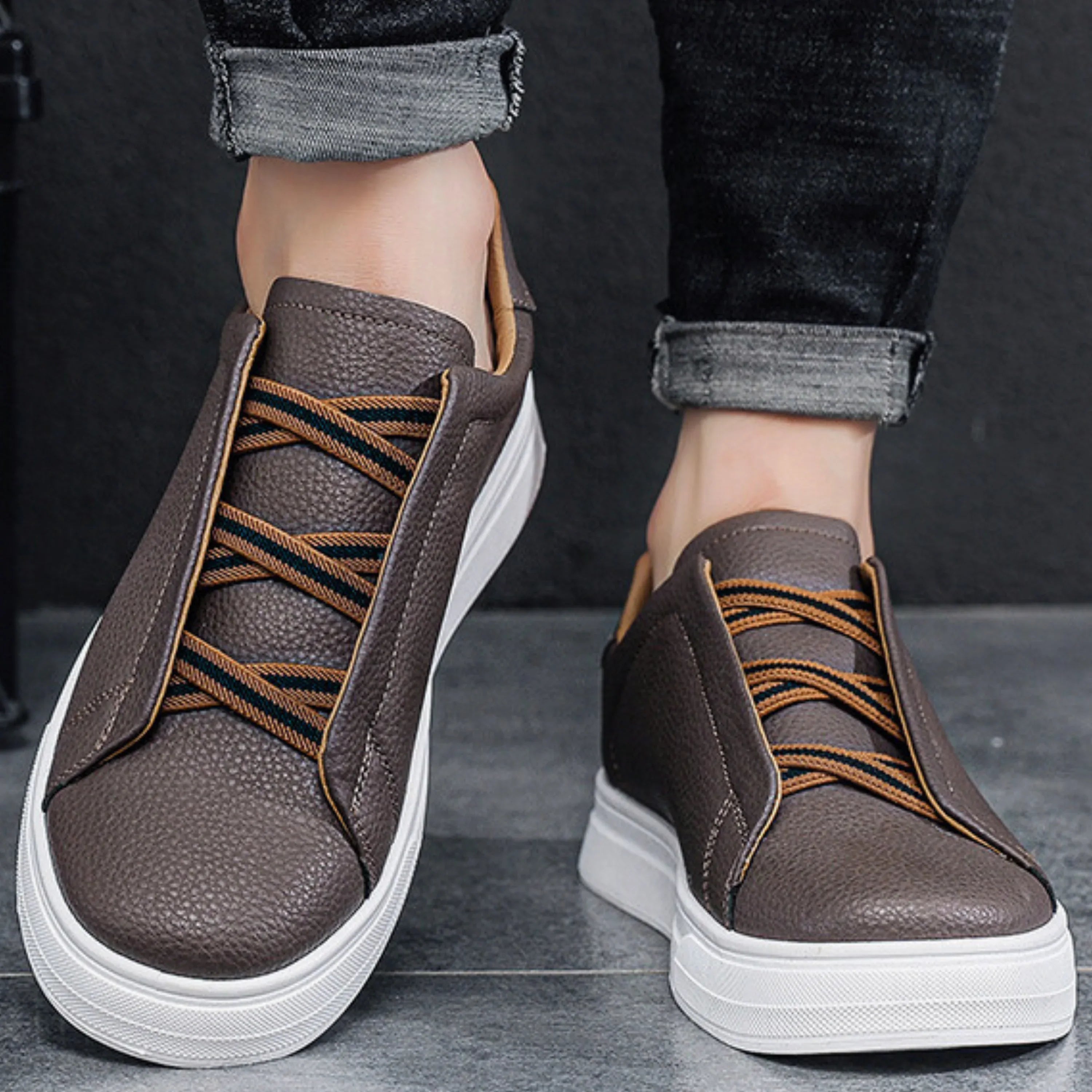 LIAM™ | Men's Slip-On Court Shoes