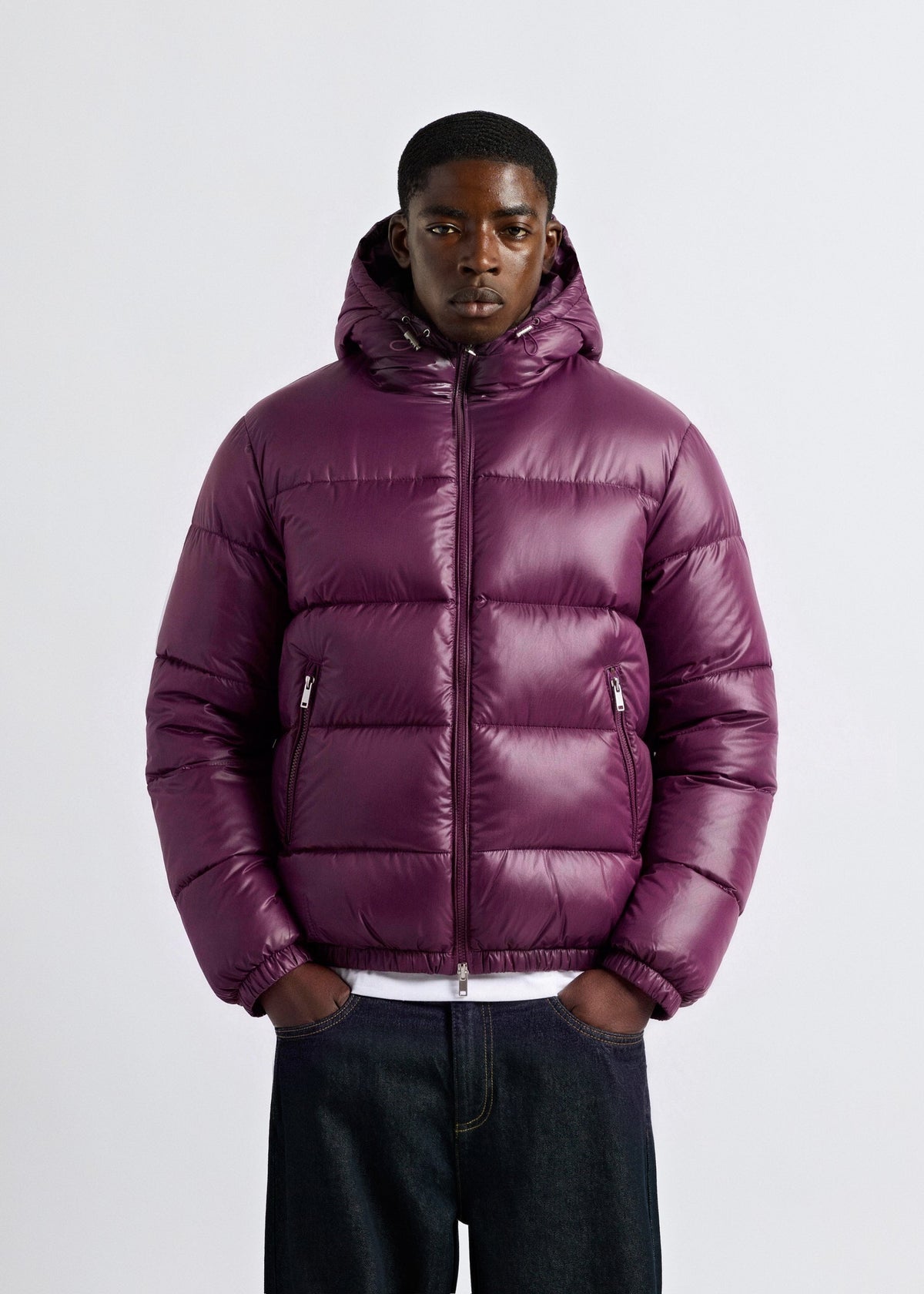 LIAM™ | Glossy Puffer Jacket