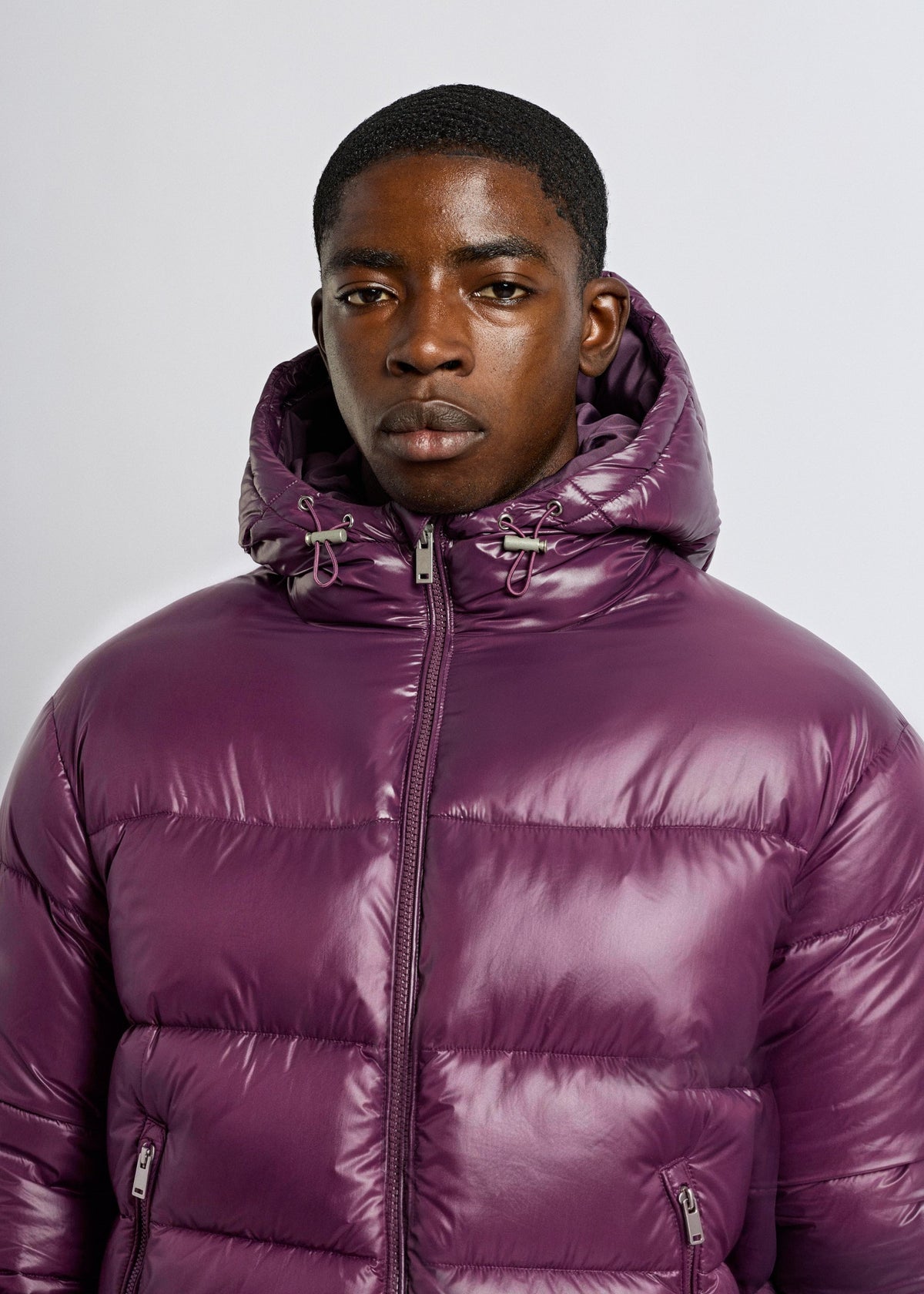 LIAM™ | Glossy Puffer Jacket