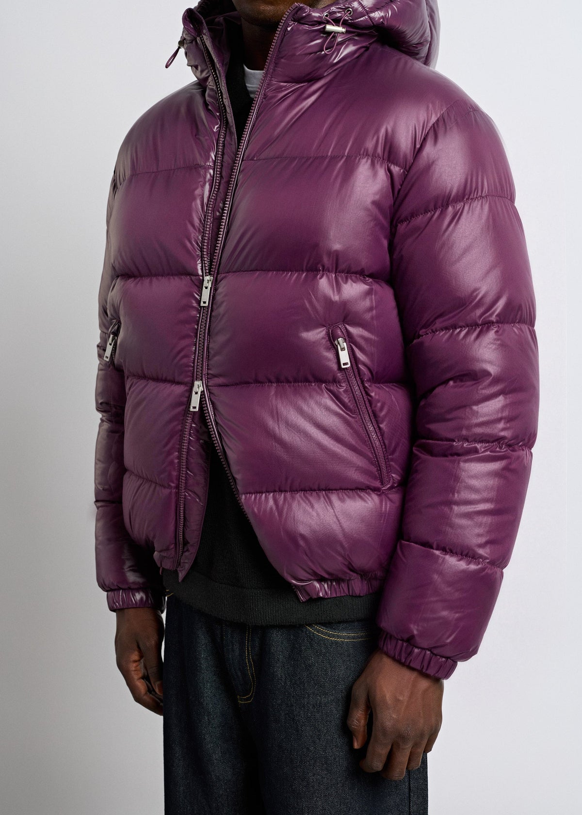 LIAM™ | Glossy Puffer Jacket