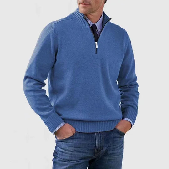 LIAM™ | CASUAL HALF-ZIP SWEATER
