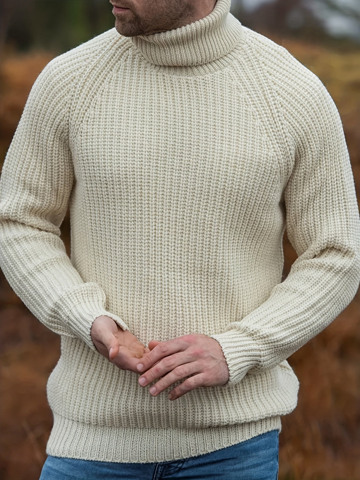 LIAM™ | Alexander Warm Knitted Turtleneck Sweater for Winter