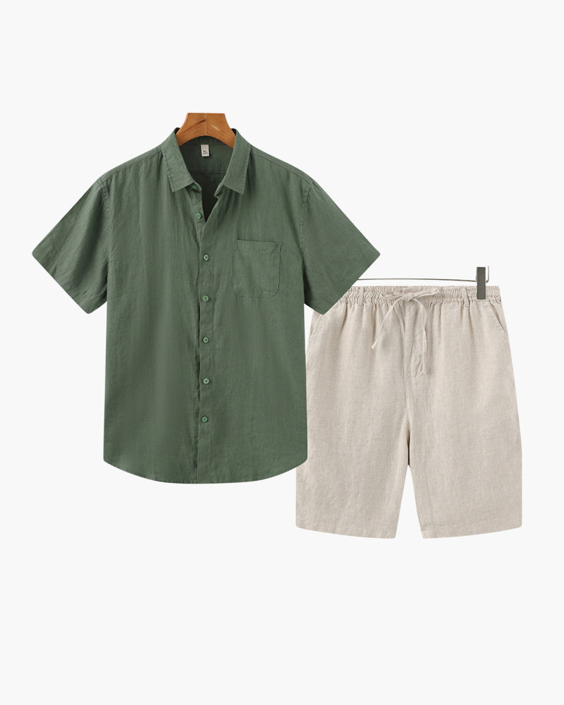 LIAM™ | LINEN COMBO (SHORTS)
