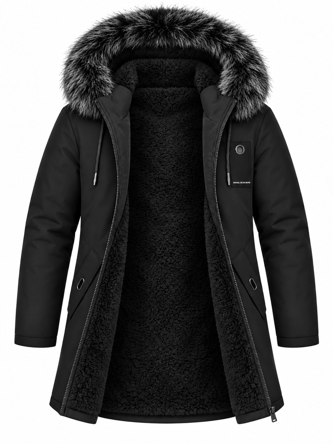 LIAM™ | Men's Windproof Hooded Thermal Mid-Length Parka Jacket