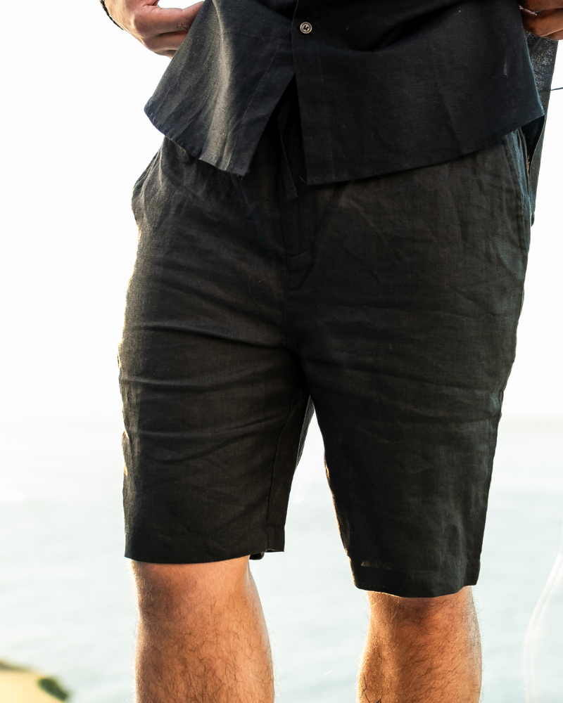 LIAM™ | PREMIUM LINEN SHORTS