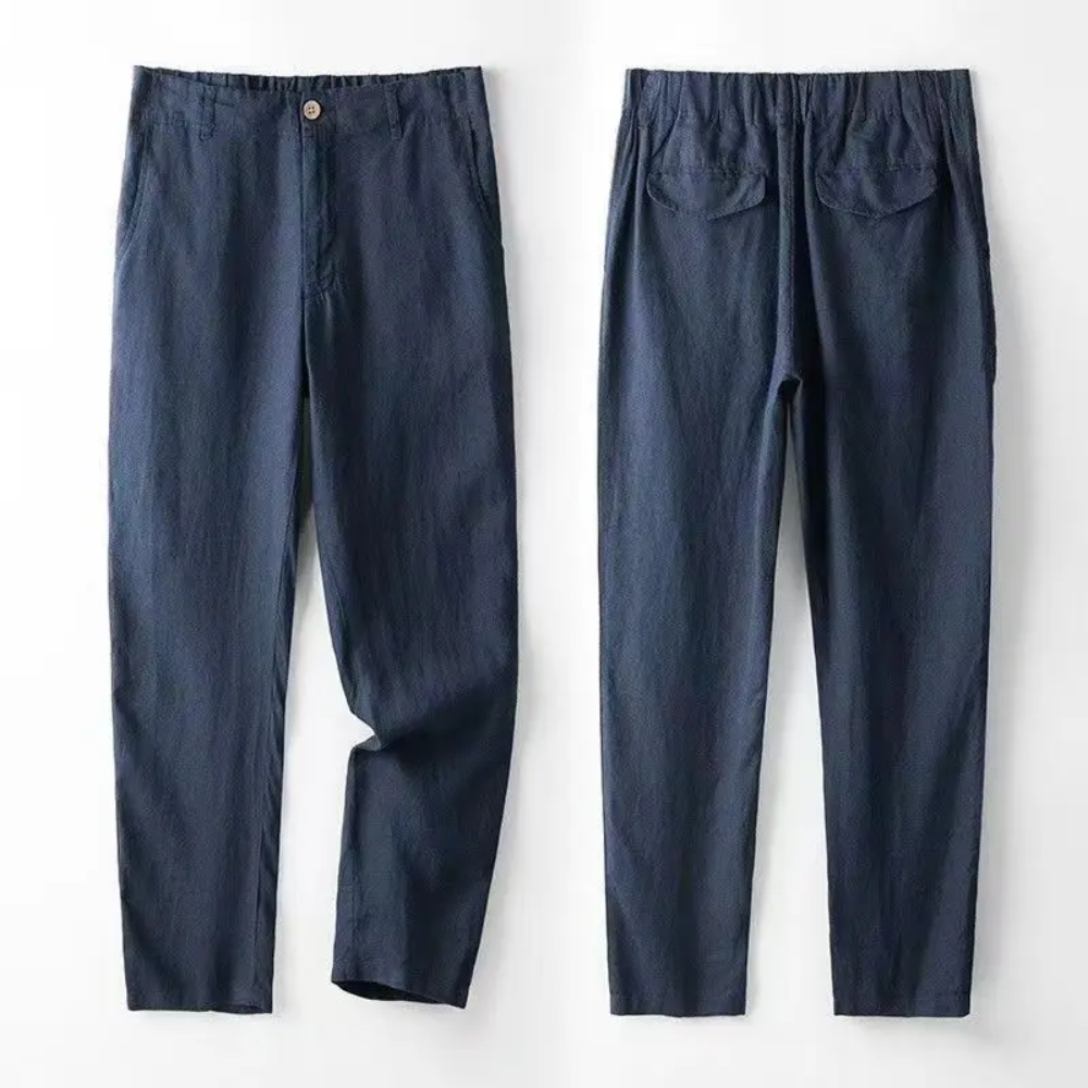 LIAM™ | Men's Pure Linen Coord