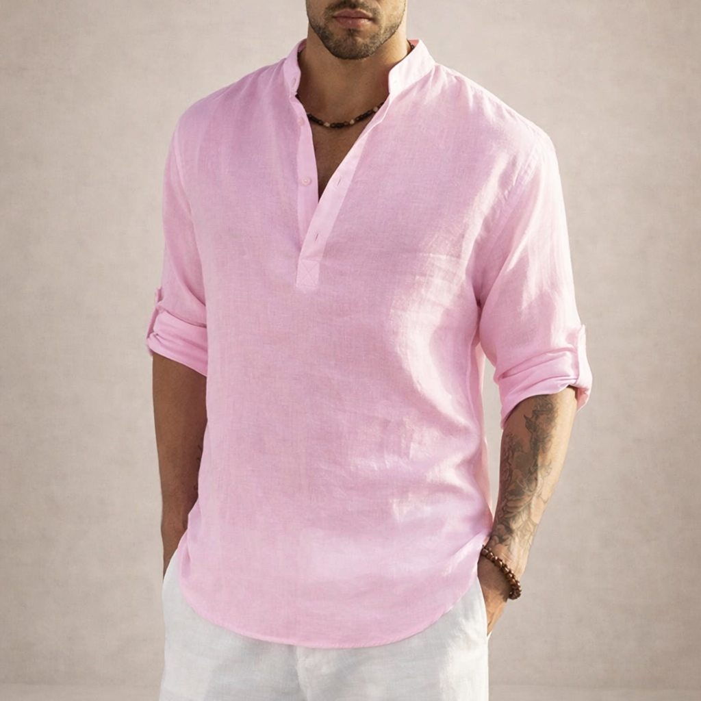 LIAM™ | Stand Collar Shirt