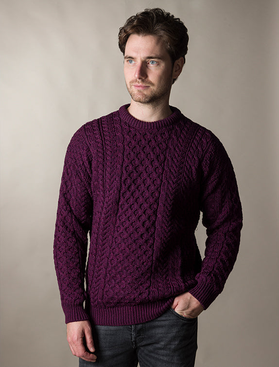 LIAM™ | Merino Aran Sweater