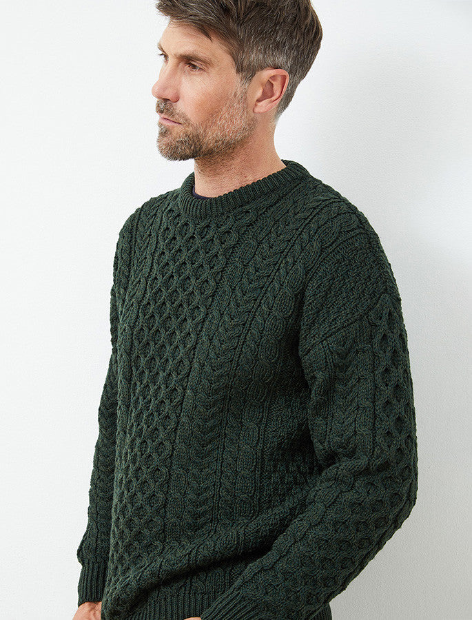 LIAM™ | Merino Aran Sweater