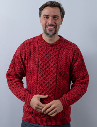 LIAM™ | Merino Aran Sweater