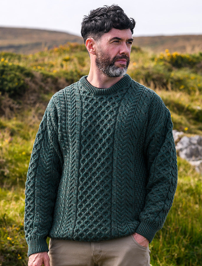LIAM™ | Merino Aran Sweater