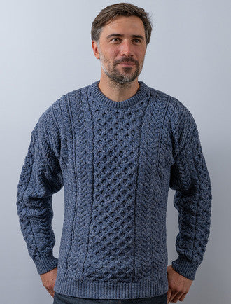 LIAM™ | Merino Aran Sweater